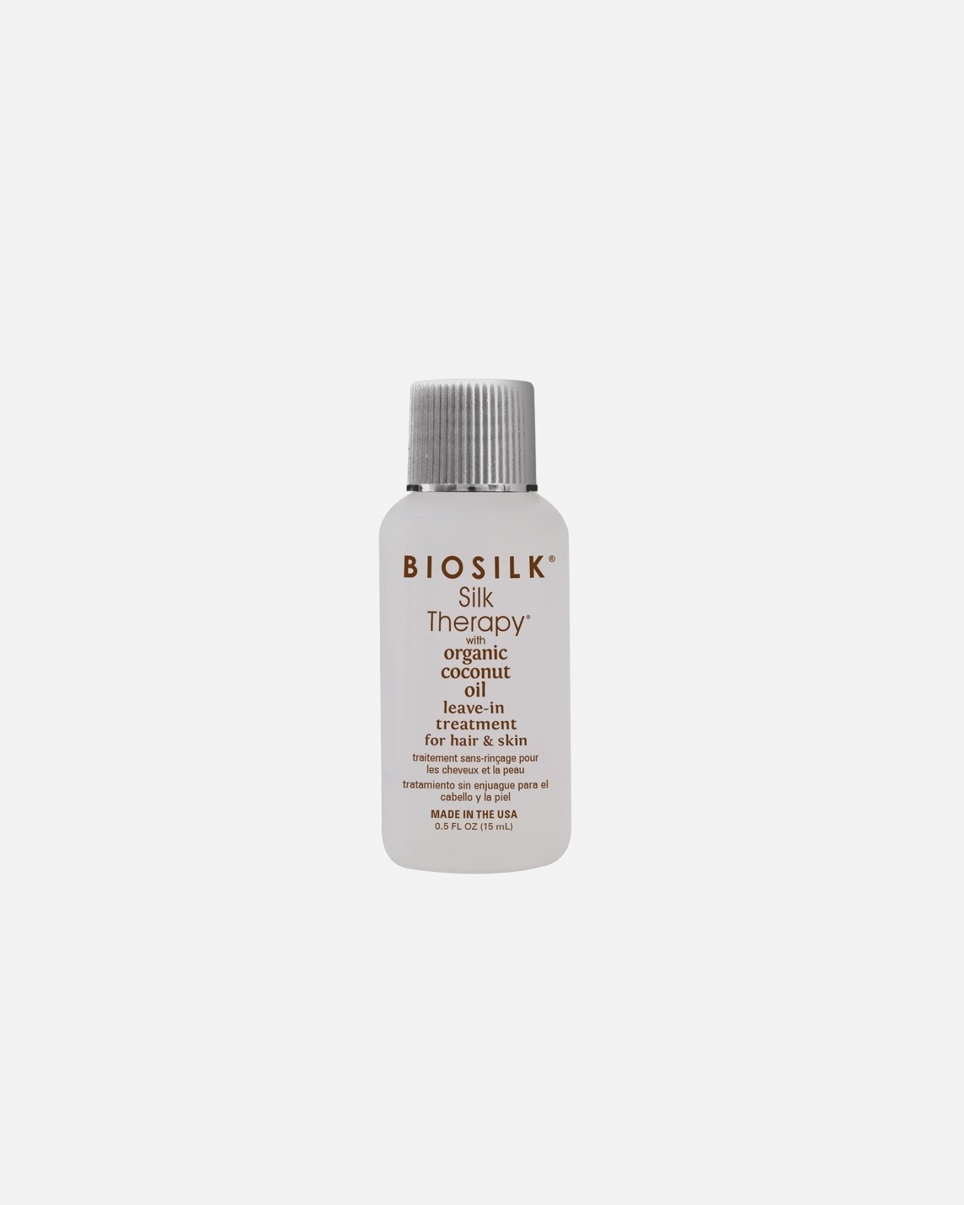 Plaukų priežiūros rinkinys UnisexBiosilkSilk TherapySilk Therapy with Coconut Oil Leave In Treatment15 ml