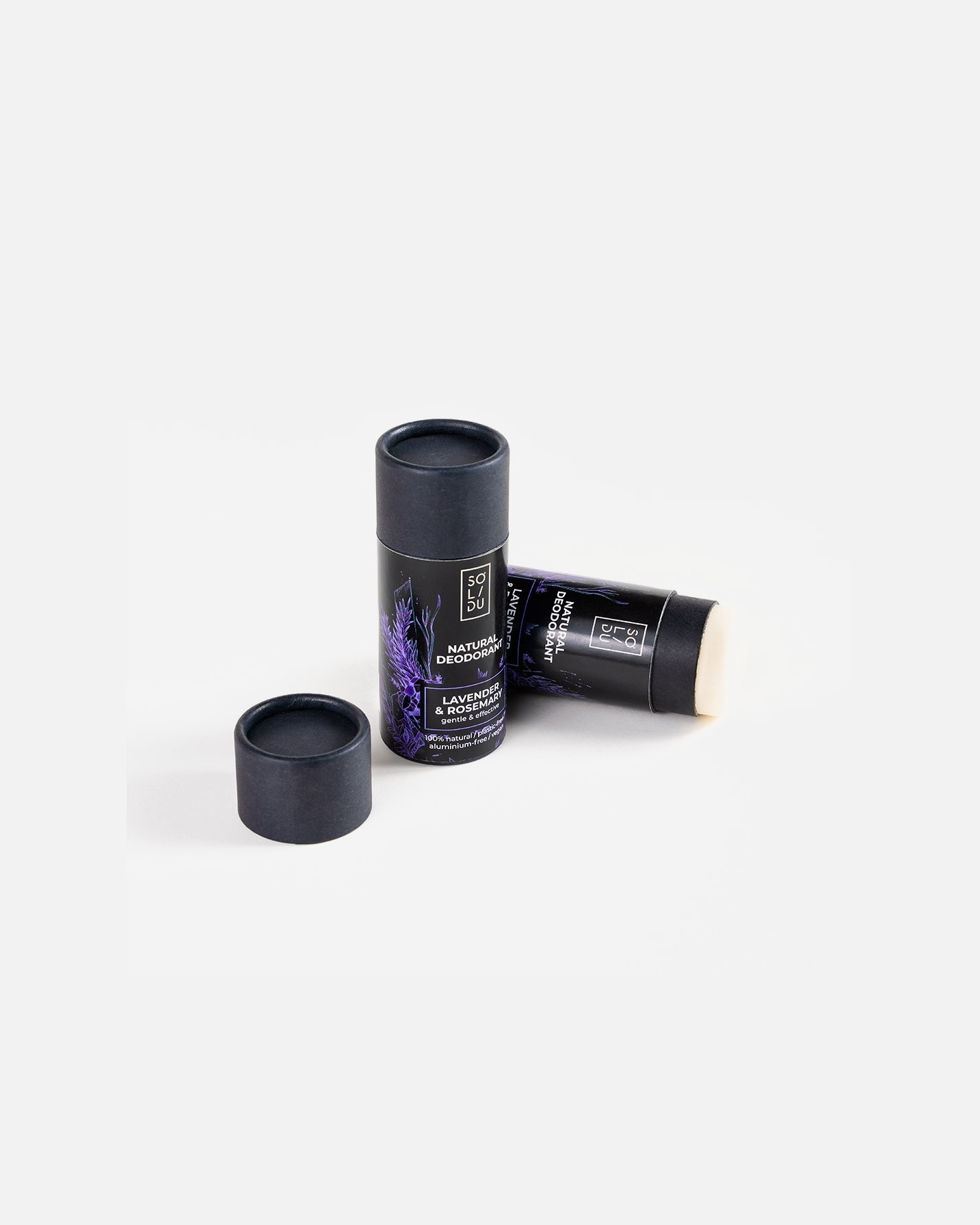 Dezodorantas UnisexSoliduDeodorant with Lavender & Rosemary55 g