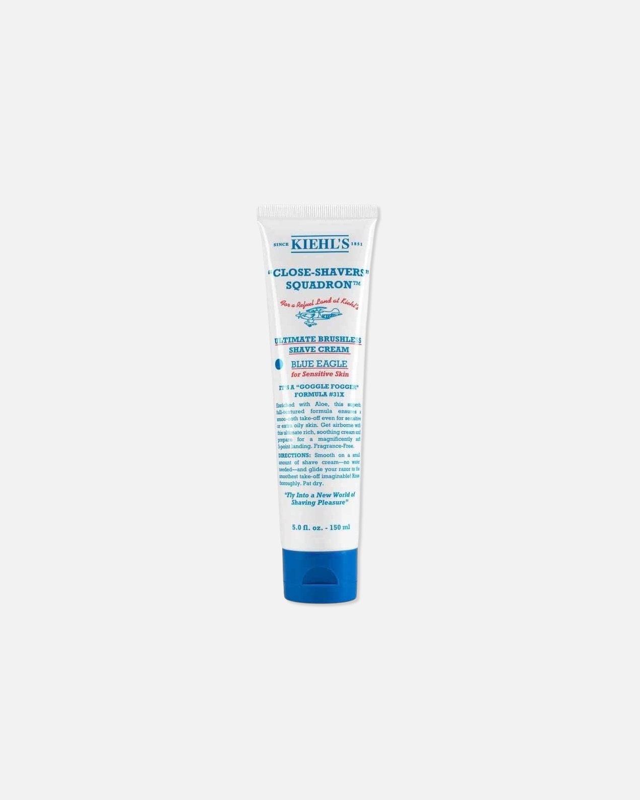 Skutimosi kremas VyramsKiehl’sUltimate Brushless Shave Cream Blue Eagle150 ml