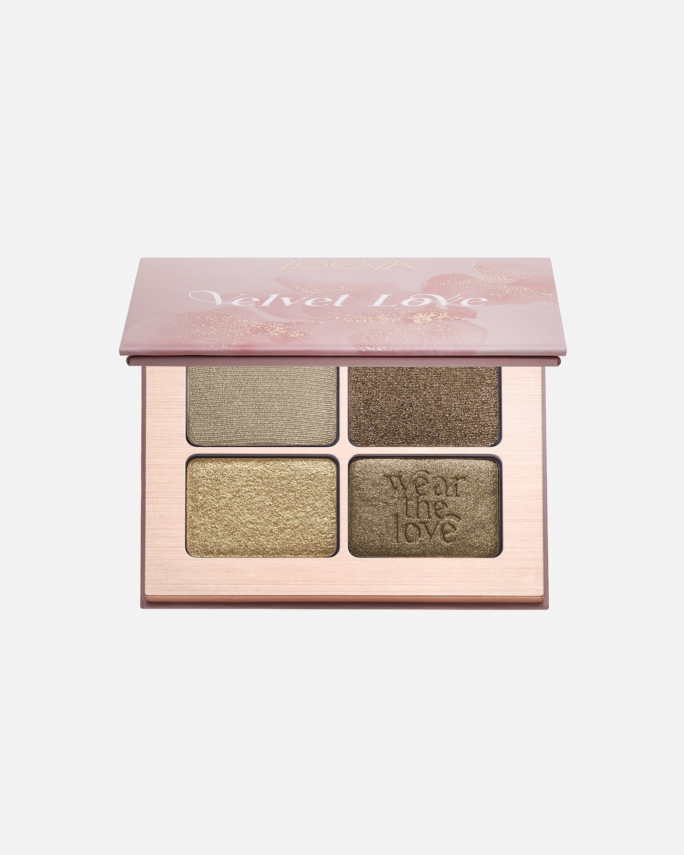 Akių šešėliai, Paletė UnisexZOEVAVelvet Love Eyeshadow Quad PaletteEmerald Green Eyes