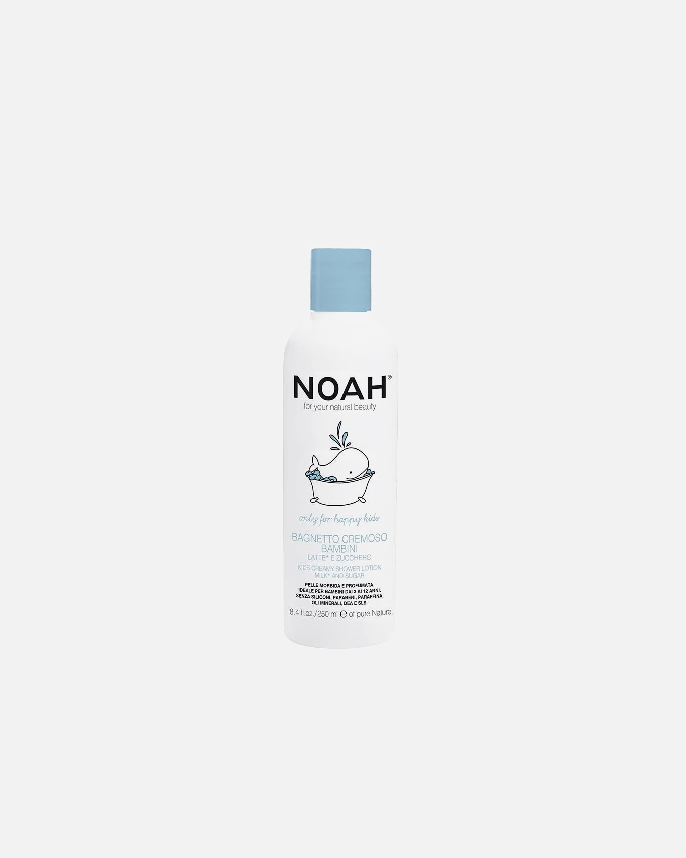 Plaukų šampūnas UnisexNoahKids Creamy Shower Lotion Milk* And Sugar250 ml